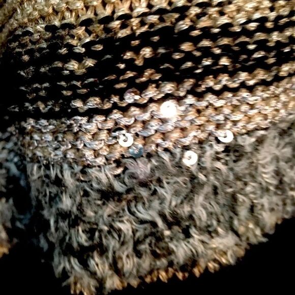 FYLO sequin multi pattern fabric cardigan - Picture 3 of 3